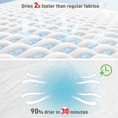 LotuFlor waterproof vinyl layer blocks leaks while staying whisper-quiet.