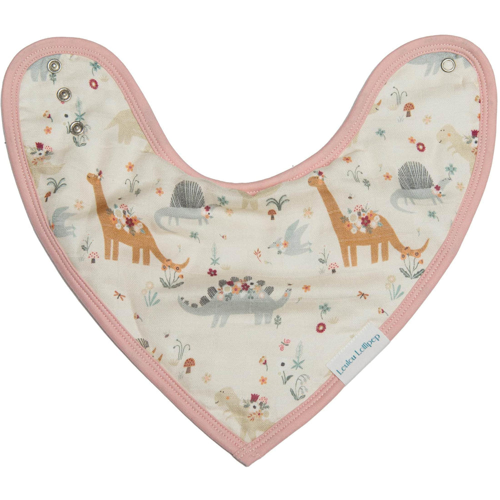 Loulou Lollipop bandana bib set soft muslin fabric detail and comfort.