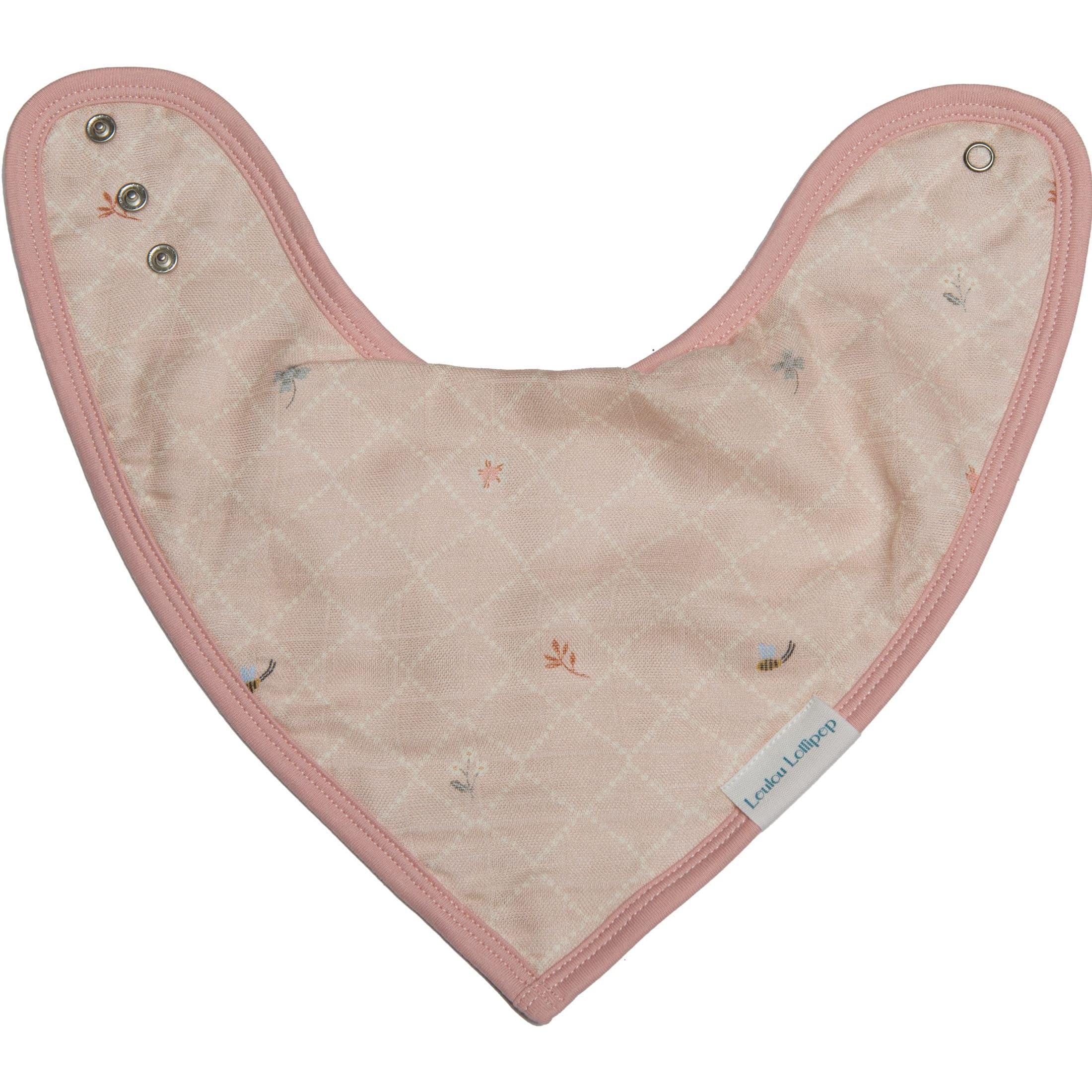 Loulou Lollipop bandana bib set unisex print suitable for any outfit.