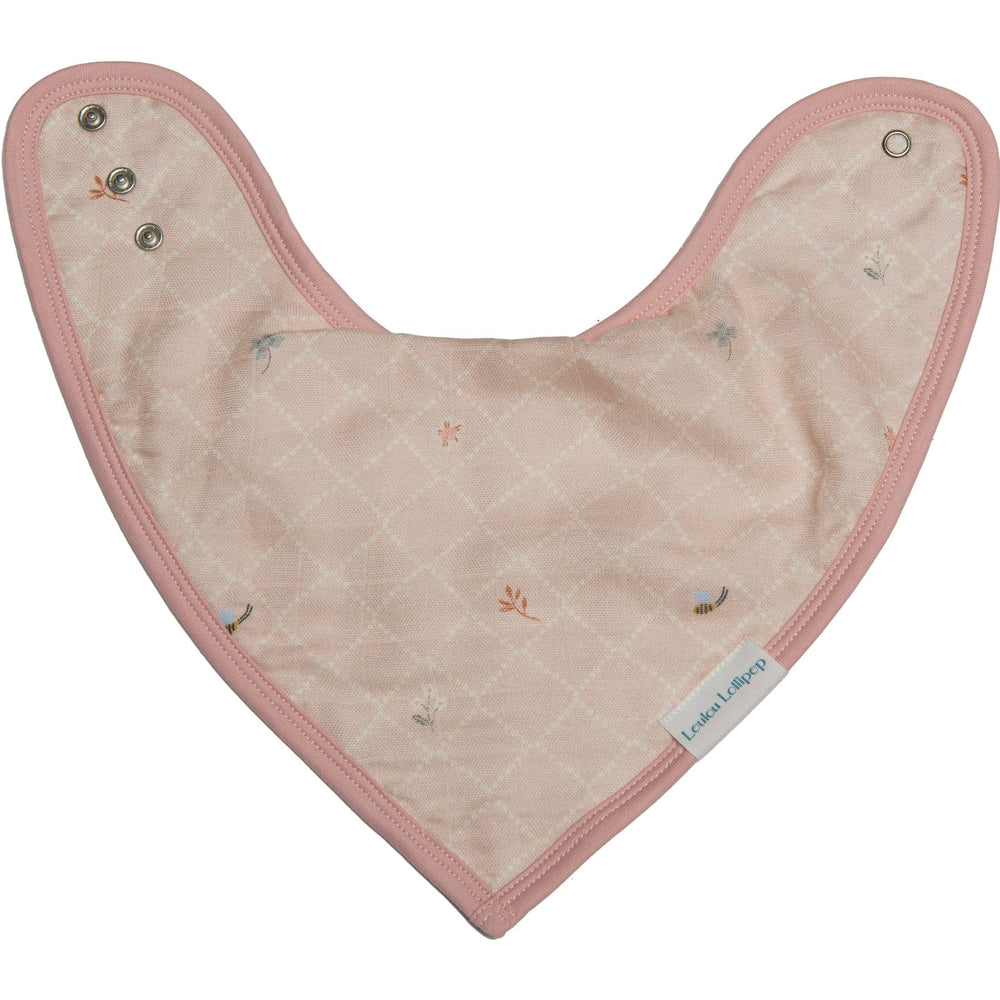 Loulou Lollipop bandana bib set unisex print suitable for any outfit.