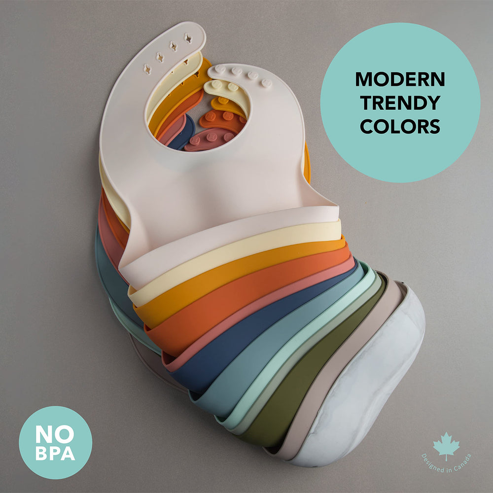 Loulou Lollipop bib soft silicone texture comfortable on baby skin