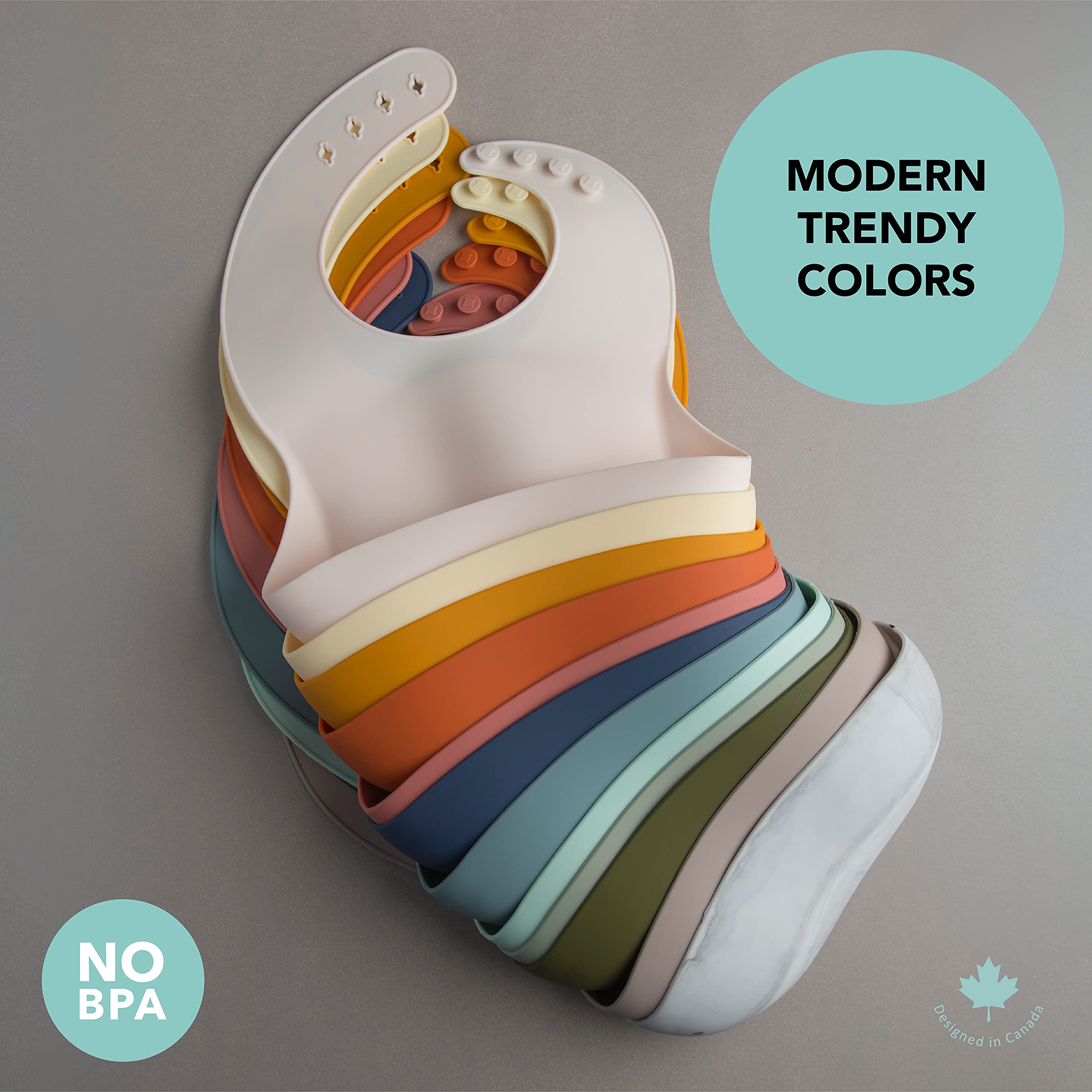 Loulou Lollipop mealtime action with wipe-clean silicone surface.