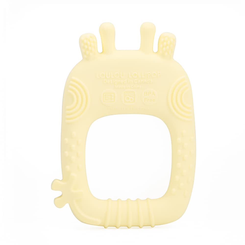 Loulou Lollipop wild teether close-up texture for safe chewing and easy cleaning
