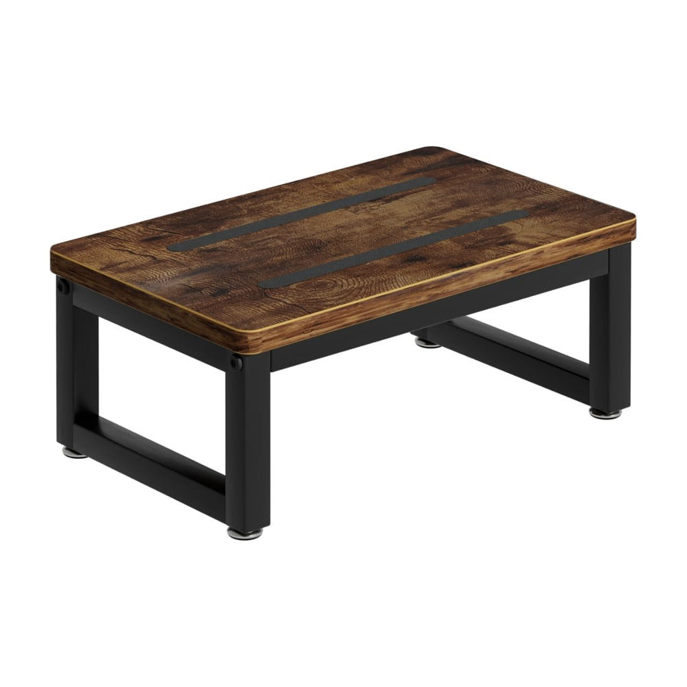 LOVABYLUCK wooden step stool with anti-slip base for secure bedside access.