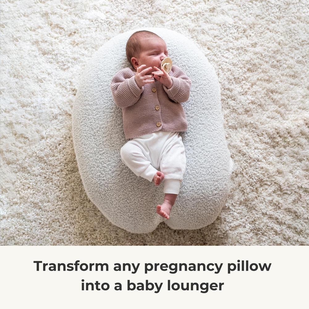 Love bug Universal pillow cover shows a tidy transition to a lounger.
