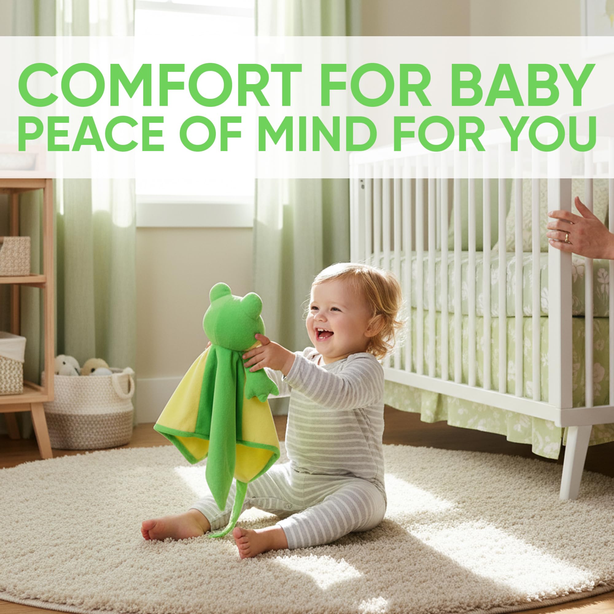 Love By Emi frog lovey bedtime ritual supports gentle soothing moments