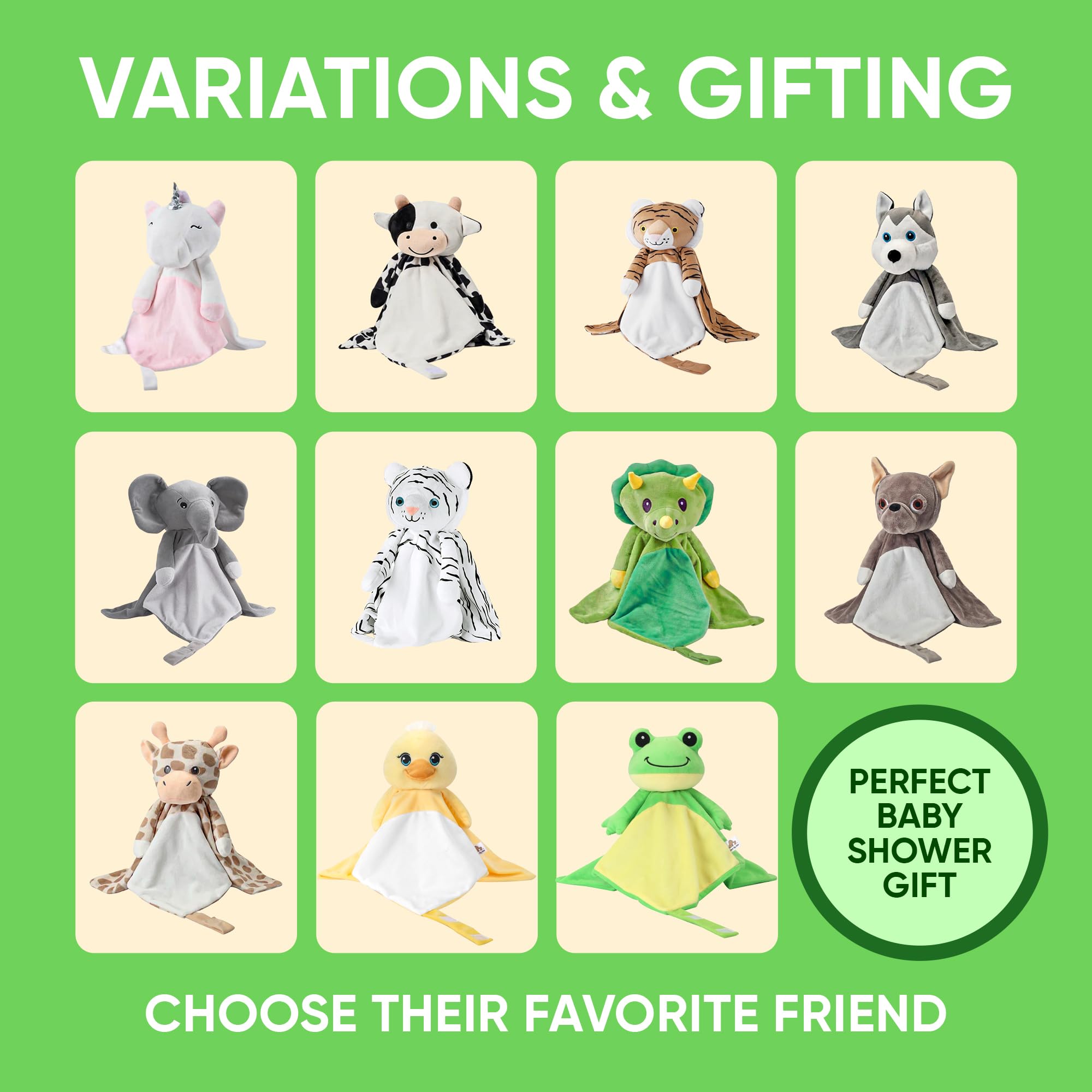 Love By Emi frog lovey pacifier holder adds mess free convenience