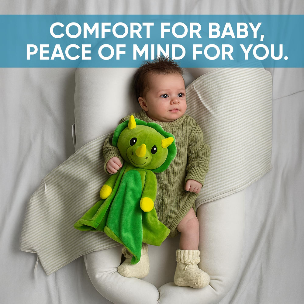 Love By Emi pacifier-holder-loop keeps pacifier handy on the go.