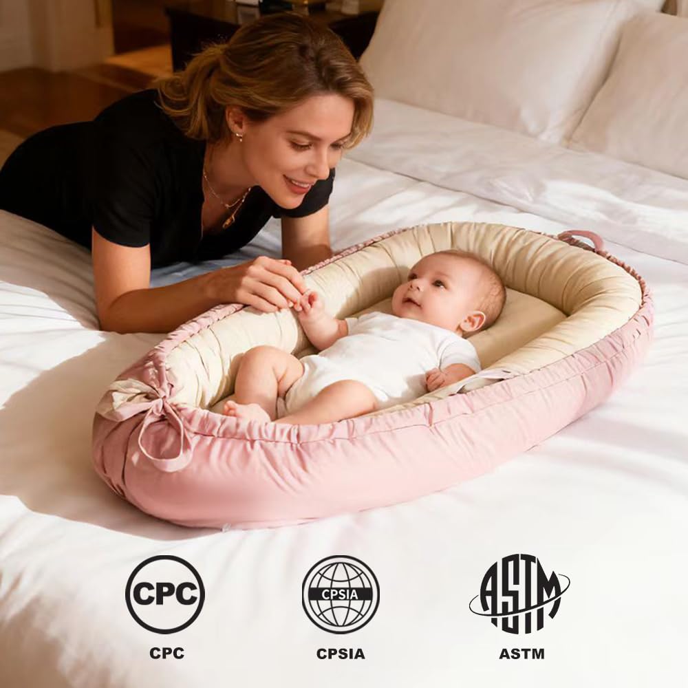LOVE MAGE cover double-sided pink design offers versatile styling and easy care