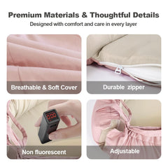 LOVE MAGE baby lounger front handles and adjustable tail support growing babies