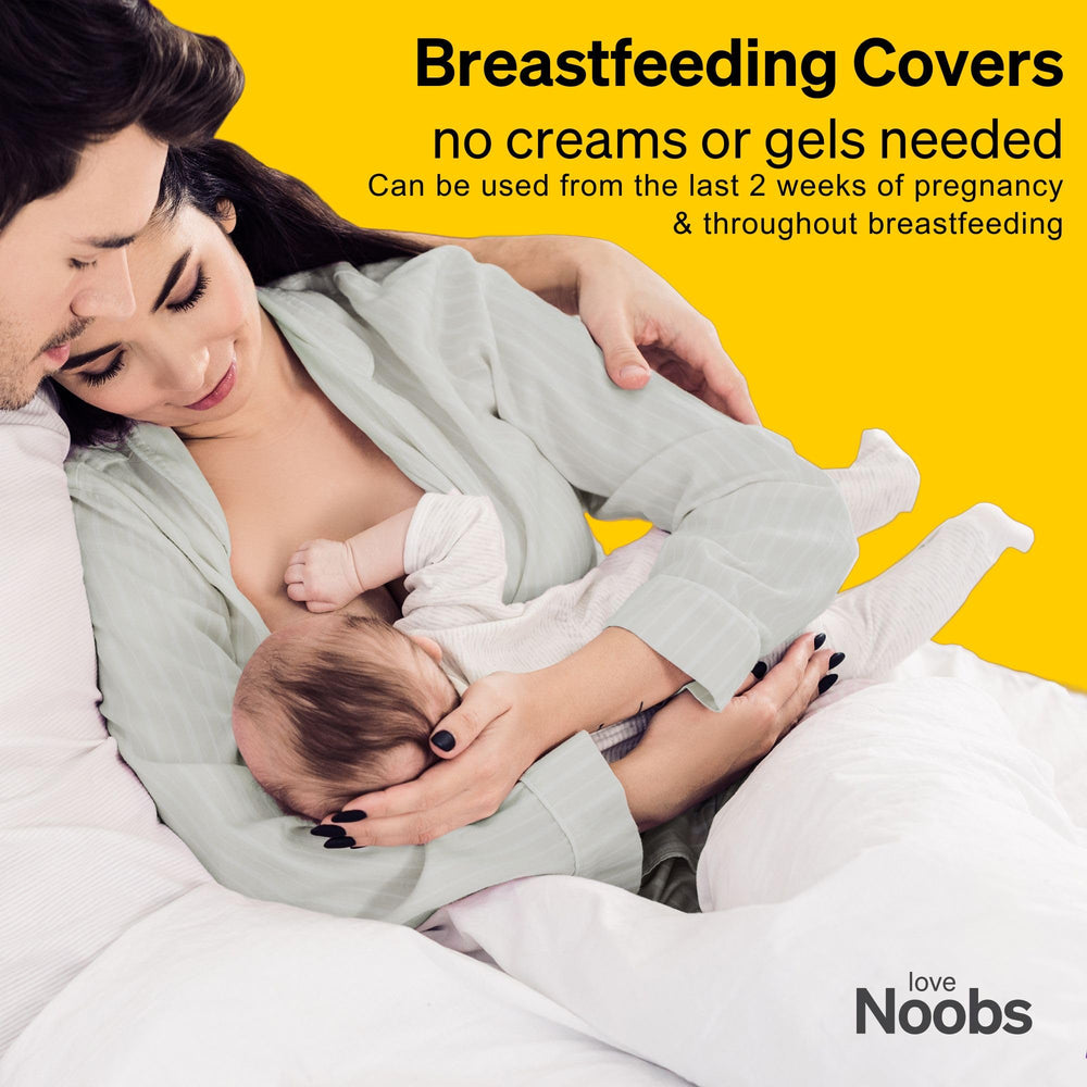 Love Noobs XL nipple shields designed for comfortable, adaptable nursing.
