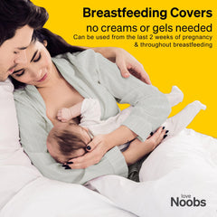 Love Noobs XL nipple shields designed for comfortable, adaptable nursing.