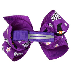 Love Sweety infant Halloween headband rose clip for secure, cute hair styling.