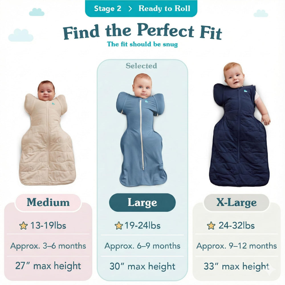 Love to Dream 0.2 TOG lightweight cotton keeps baby comfortable in warmth.