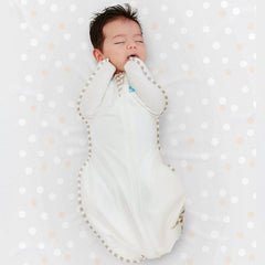 Love to Dream arms-up design close-up promotes self-soothing and natural sleep posture