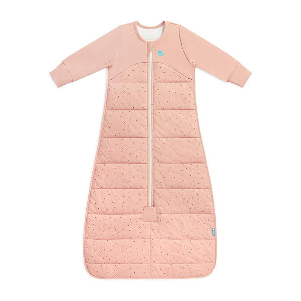 Love to Dream Sleep Bag in Rose Pebbles with long sleeves for cozy overnight warmth