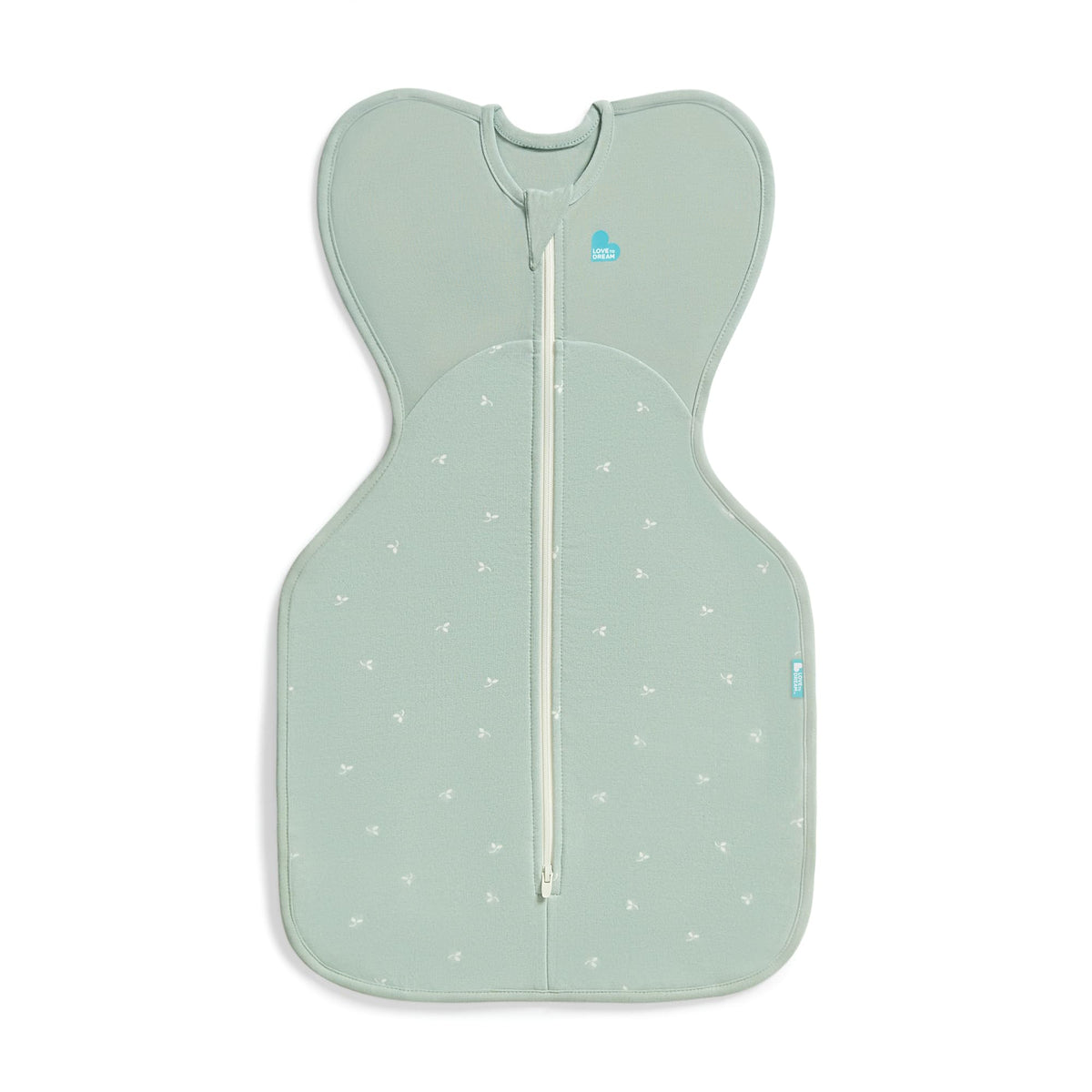 Love to Dream Swaddle Up arm-up design supports self-soothing and secure sleep for newborns.