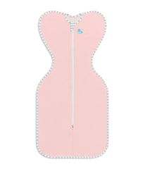 Love to Dream Swaddle Up dusty pink small, arm up design for self soothing