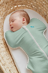 Love to Dream Swaddle Up Olive ultra-light jersey fabric is soft and breathable