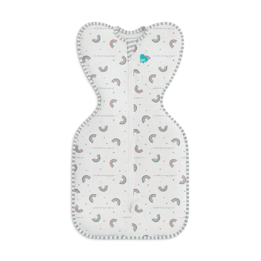 Love to Dream Swaddle UP arm-up design supports self-soothing for newborn sleep.