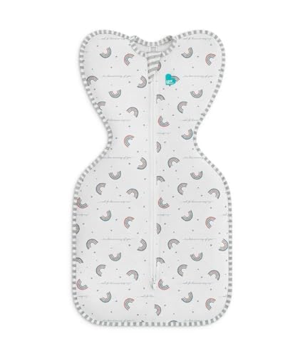 Love to Dream Swaddle UP two-way-zipper for quick diaper changes.