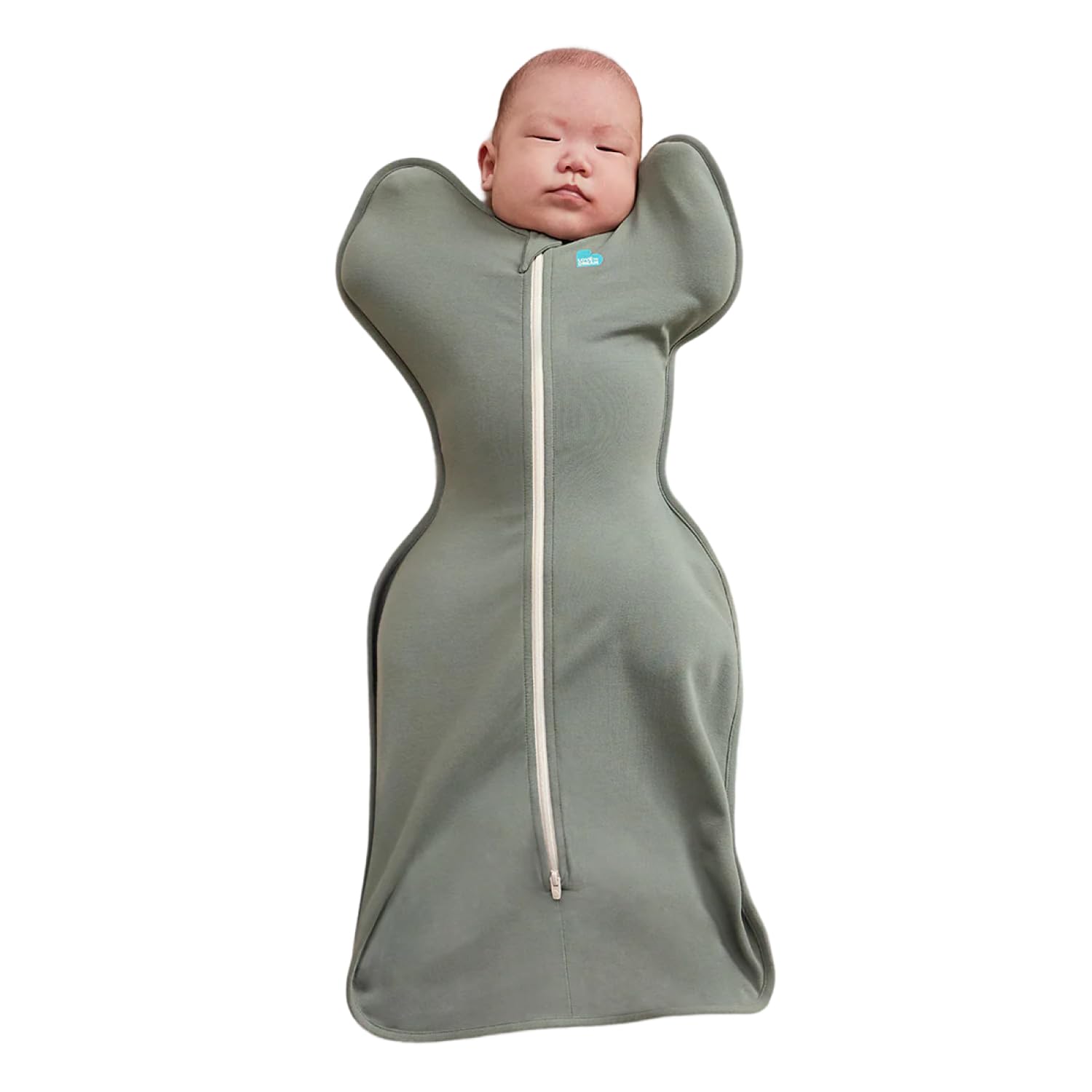 Love to Dream Swaddle UP snug fit stays in place through the night.