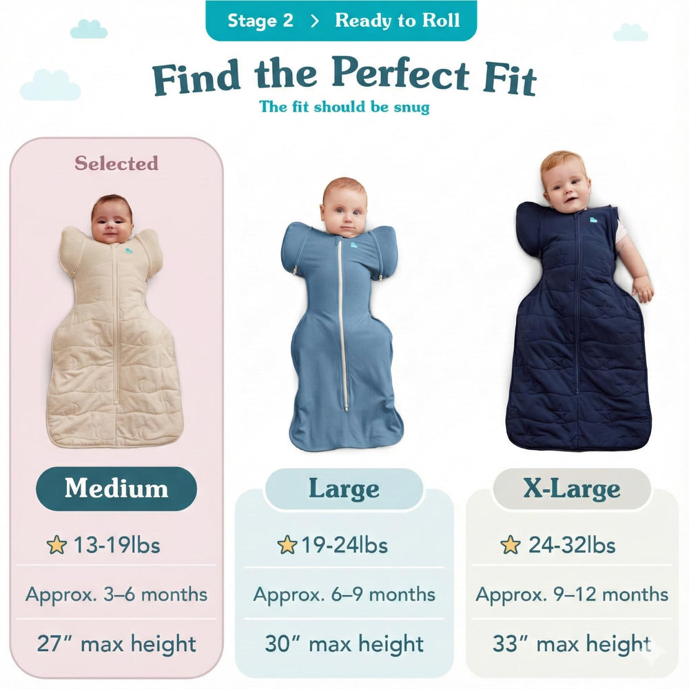 Love to Dream Swaddle Up Transition Swaddle arm-free phase supports easy night routine.