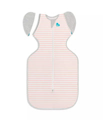 Love to Dream Swaddle Up Transition: arm position snug at shoulders aids comfortable sleep.
