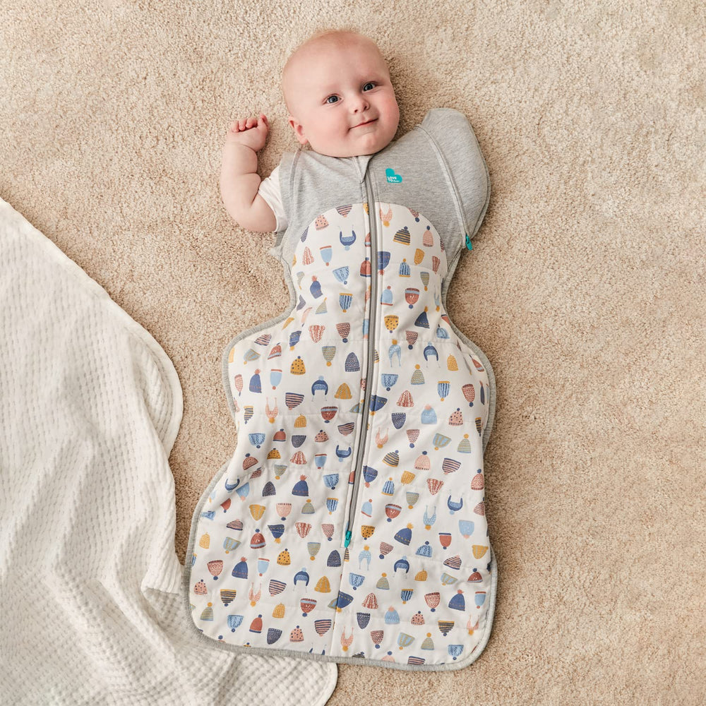 Easy to use transition bag grows with baby before converting to a sleeping bag