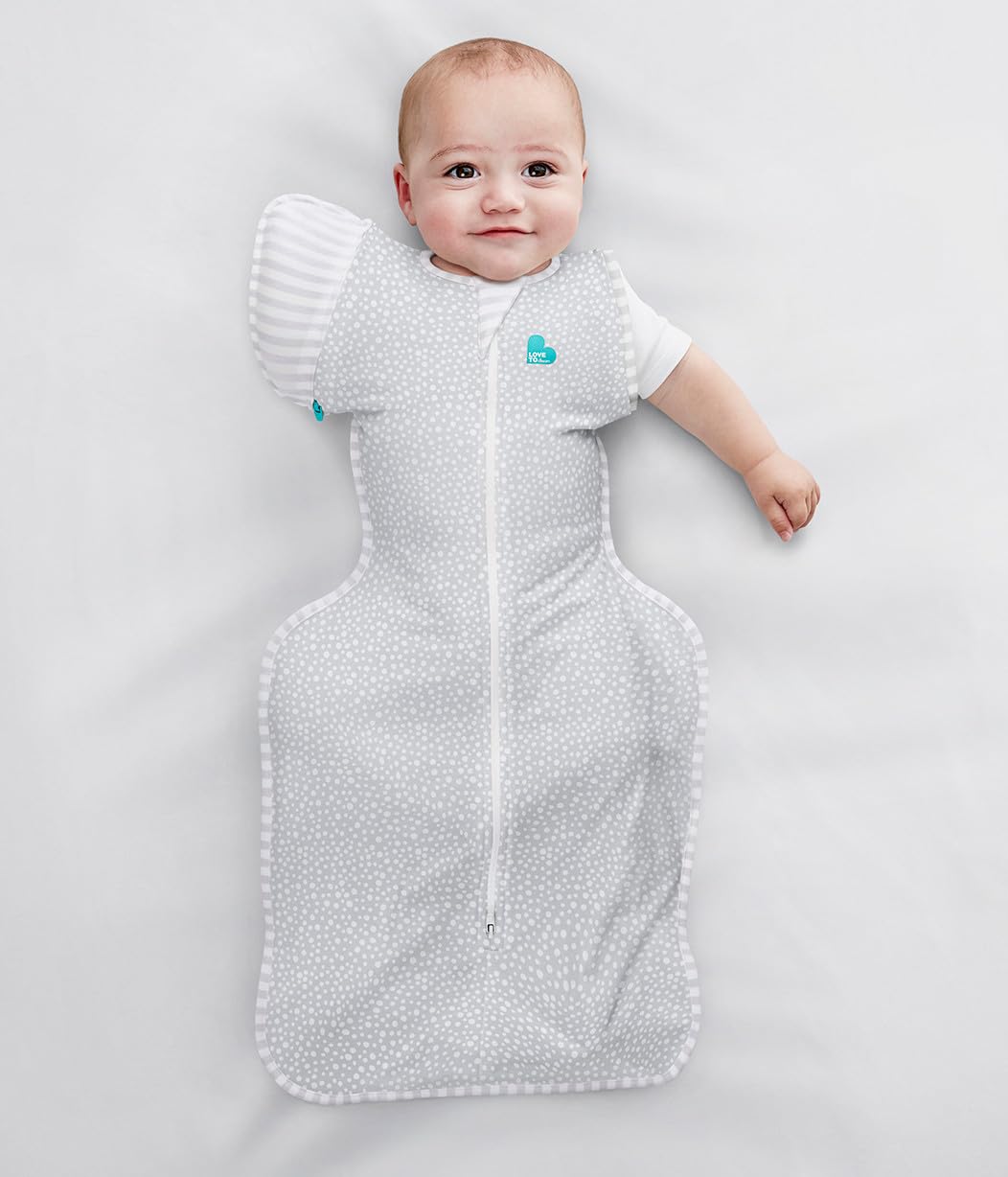 Love to Dream Swaddle Up Transition Bag dot gray fabric texture detail