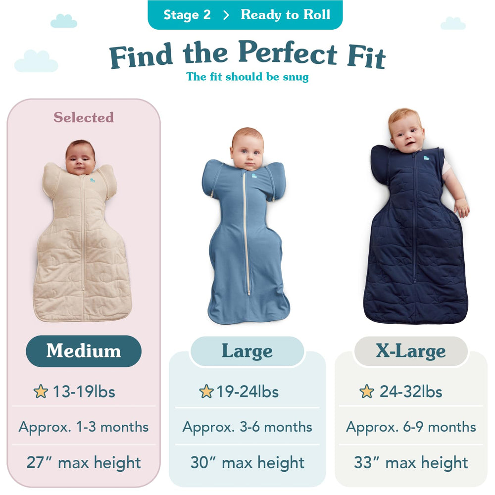 Love to Dream Swaddle Up uses light breathable cotton for warm-weather comfort.