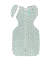 Love to Dream Swaddle Up Transition Bag Moon Olive angle view, cozy sleepwear.