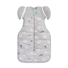 Love to Dream Swaddle Up Transition Bag with zip-off wings provides arms-up sleep