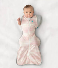 Love to Dream Swaddle Up Transition: hips-free fit supports natural leg movement.