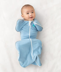 Love to Dream Swaddle Up with two-way zipper for quick night diaper changes.