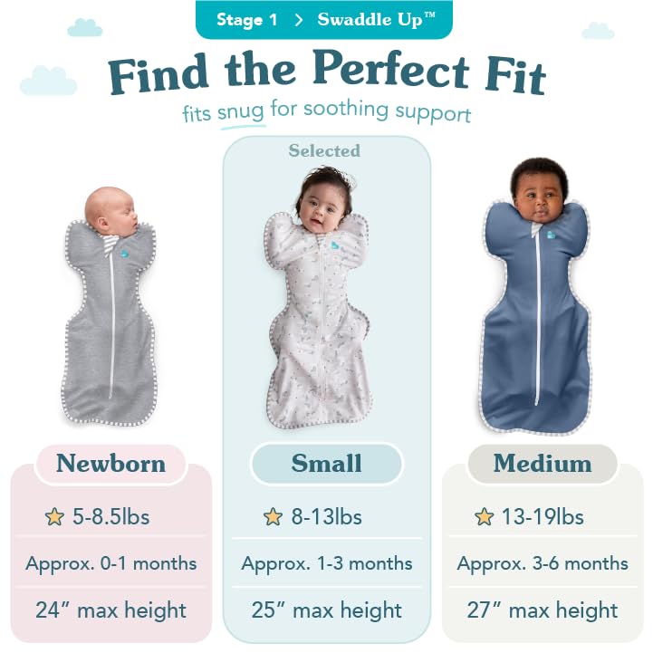 Love to Dream Swaddle Up two way zipper enables quick diaper changes