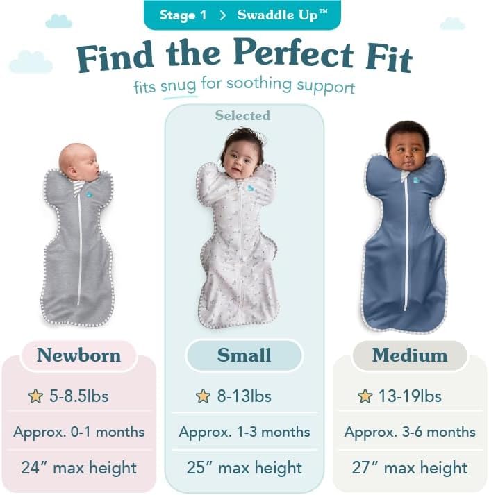 Love to Dream Swaddle Up South Blue colorway adds nursery style.
