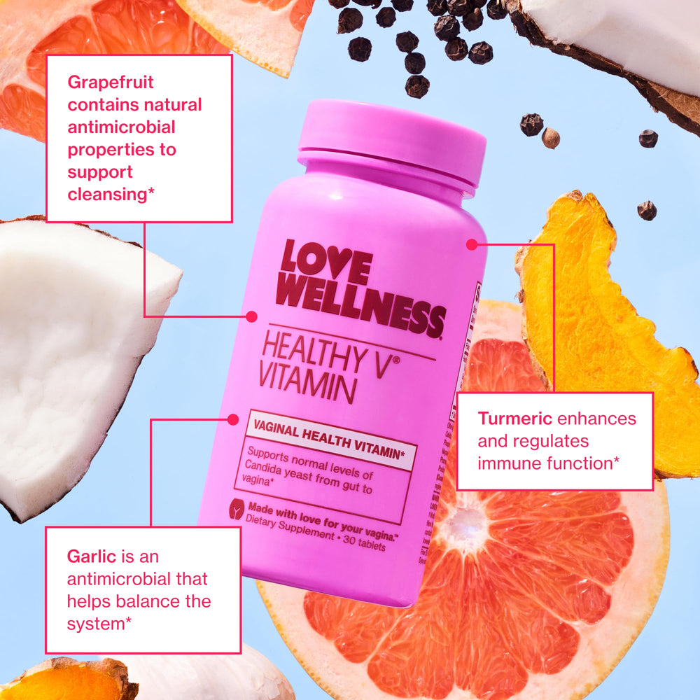 Grapefruit extract noted in Healthy V Vitamin for flavor and balance