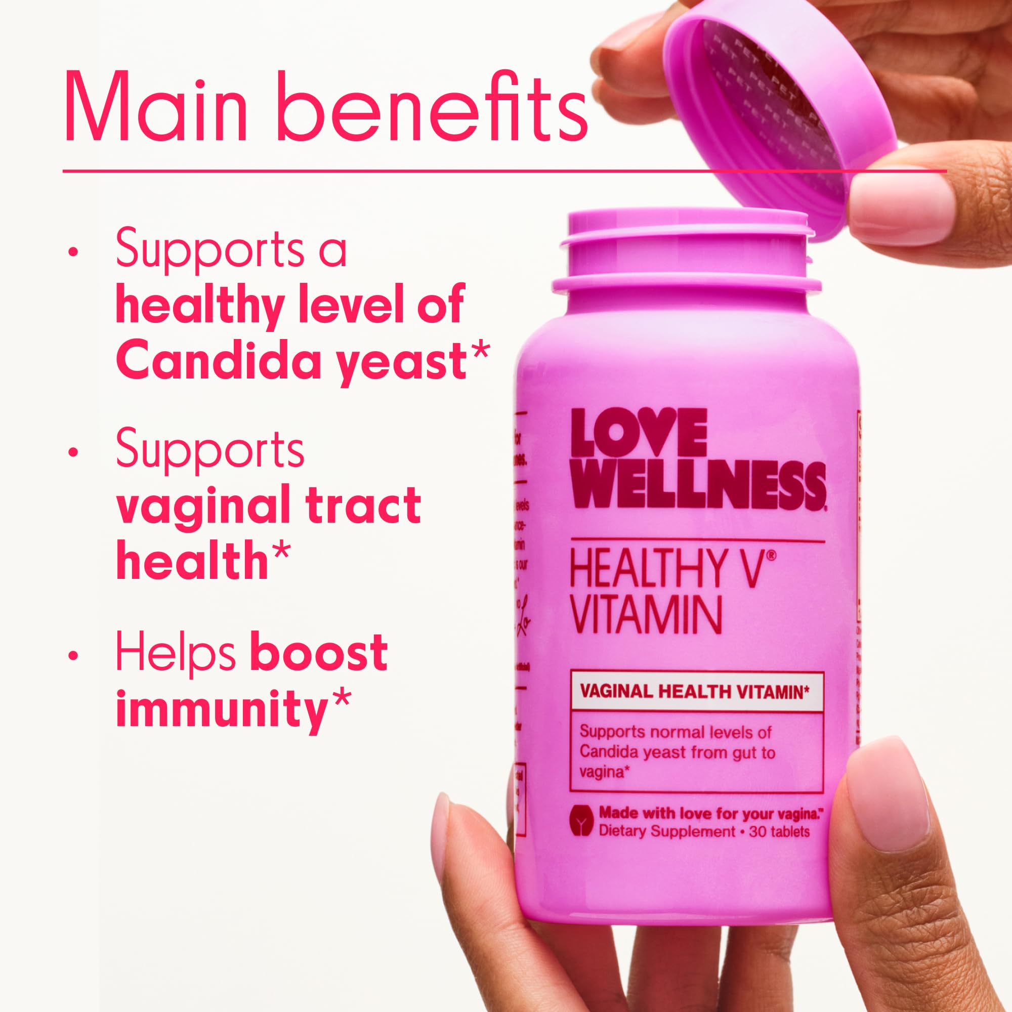 Healthy V turmeric and garlic ingredients promoting system balance