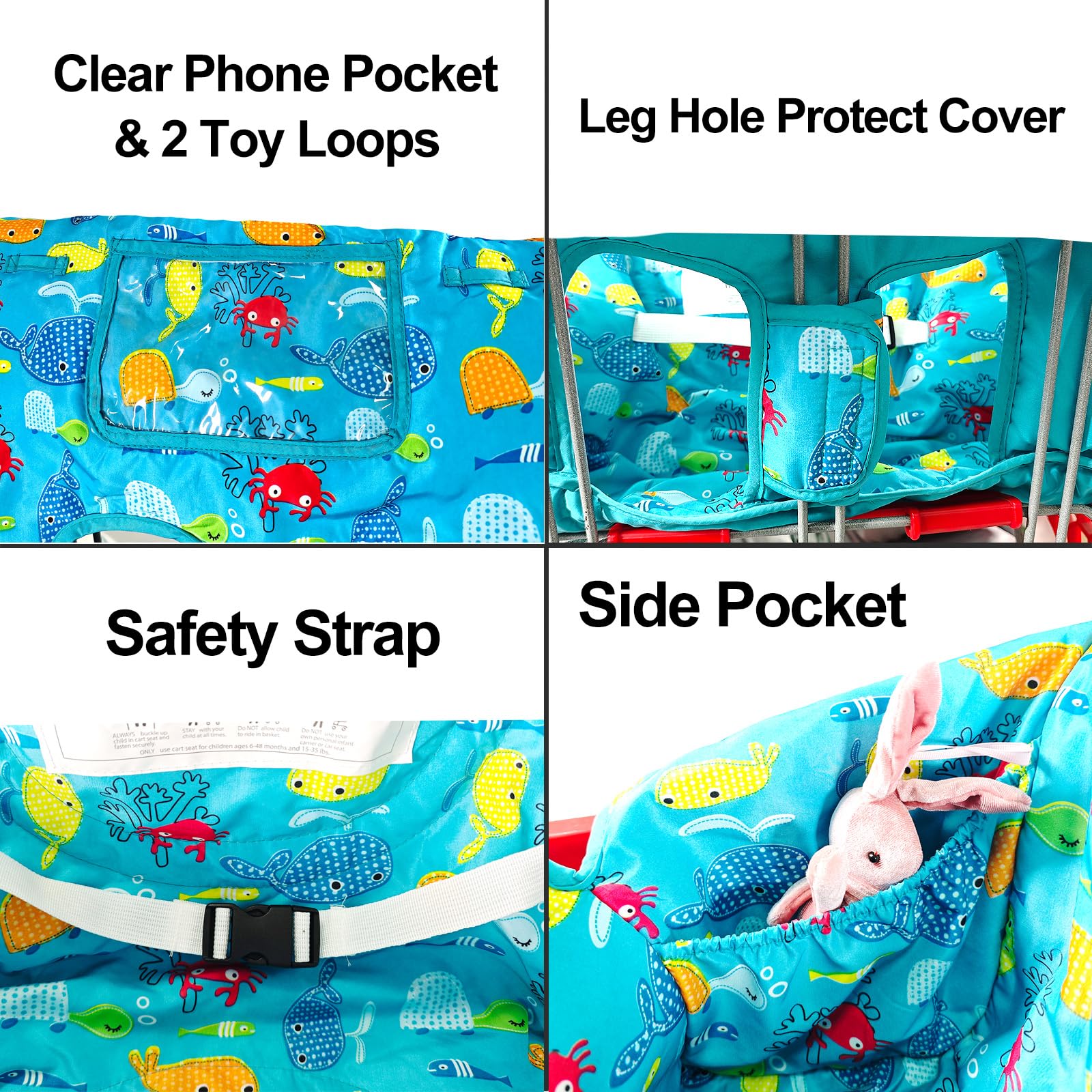 Love&go leg hole protection guards little legs.
