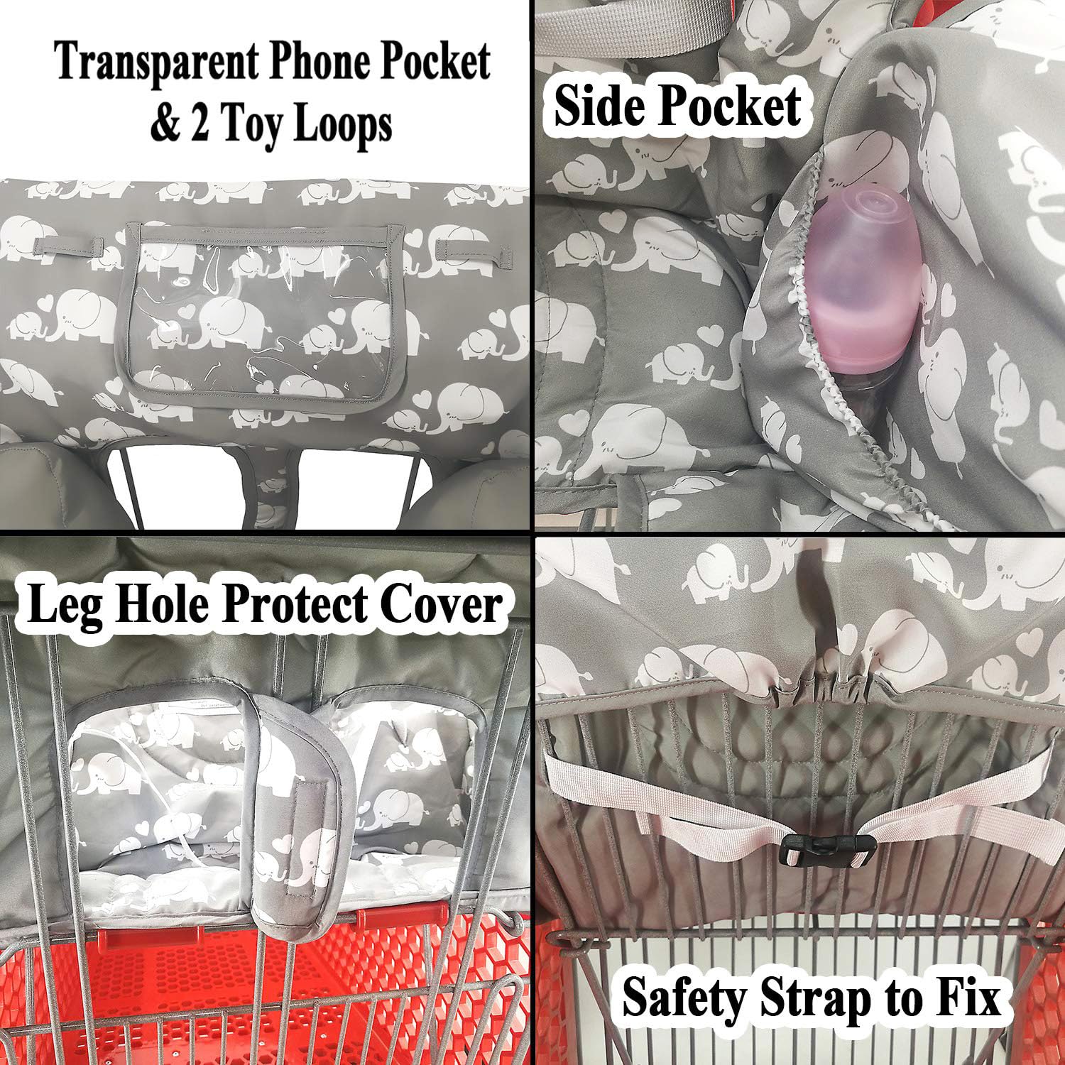 Love&go transparent phone case keeps essentials accessible during outings