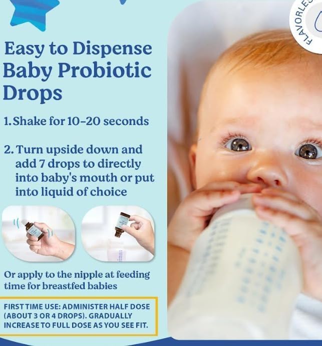 Lovebug Baby Probiotic Drops dropper ready for precise administration