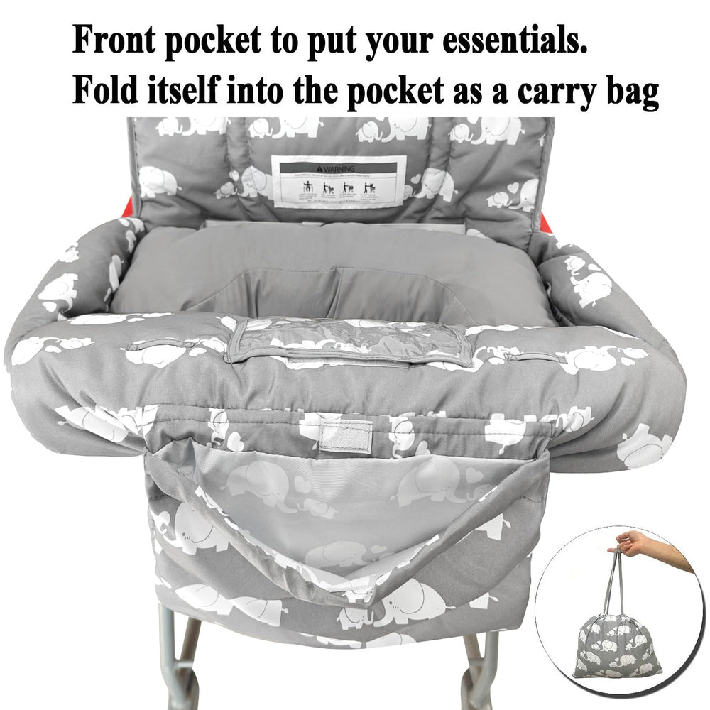 Love&go storage bag and machine-washable fabric simplify cleanup and transport.