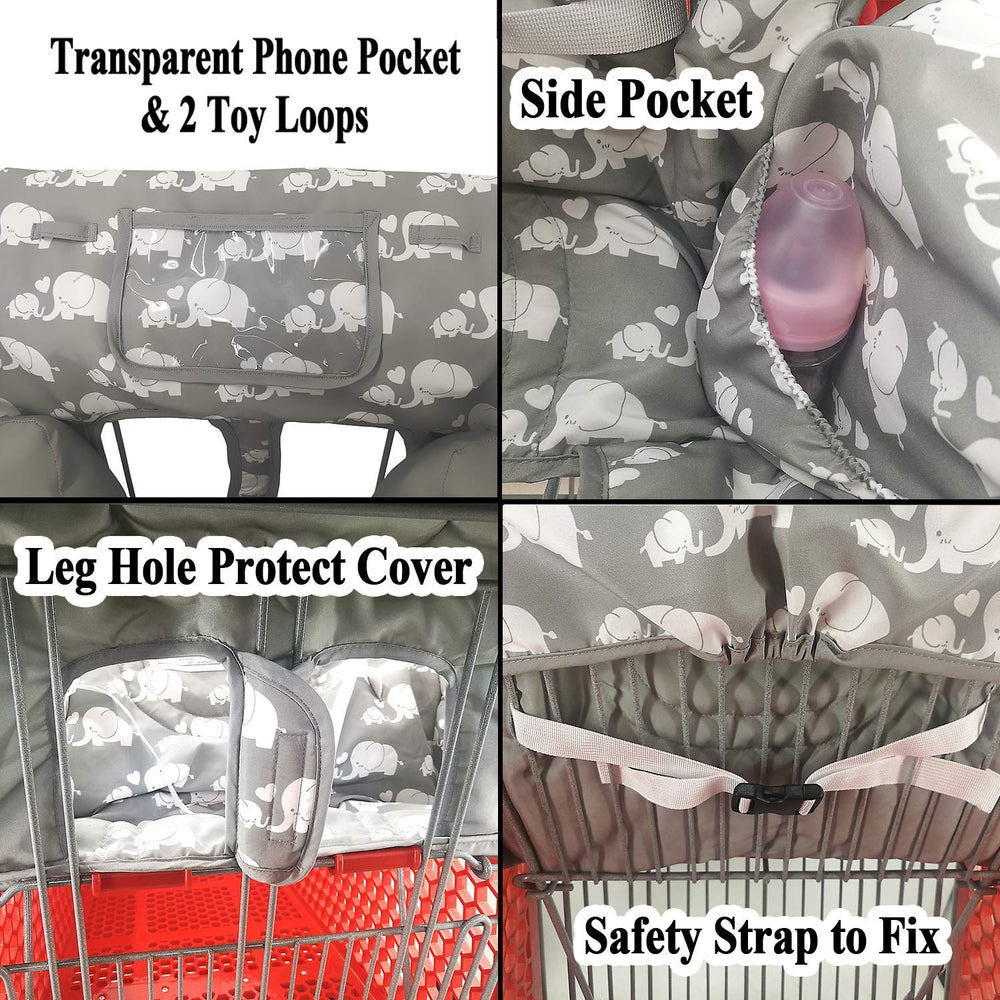 Love&go transparent phone case pocket keeps devices accessible.