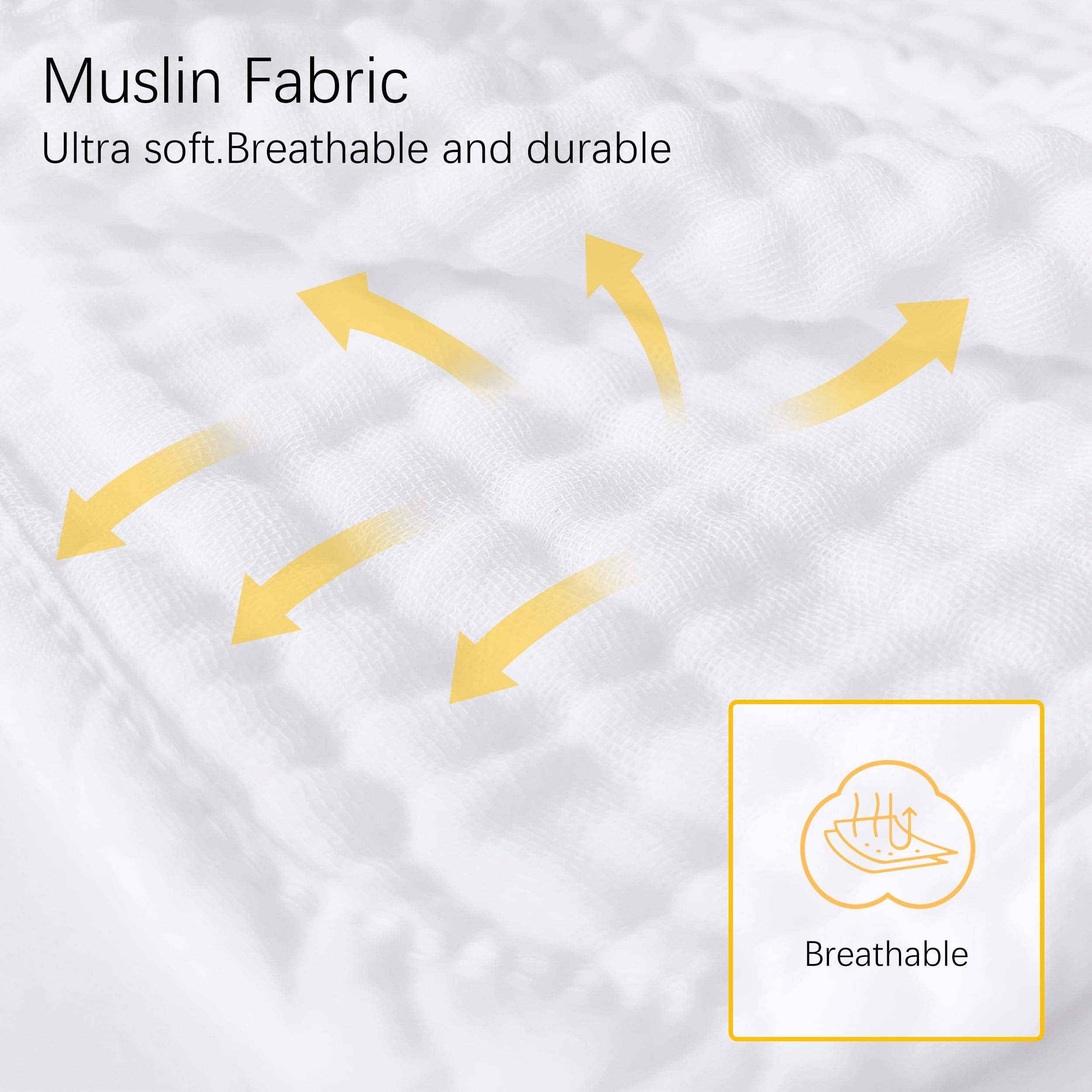 Lovely Care muslin burp cloth care instructions promote easy washing.