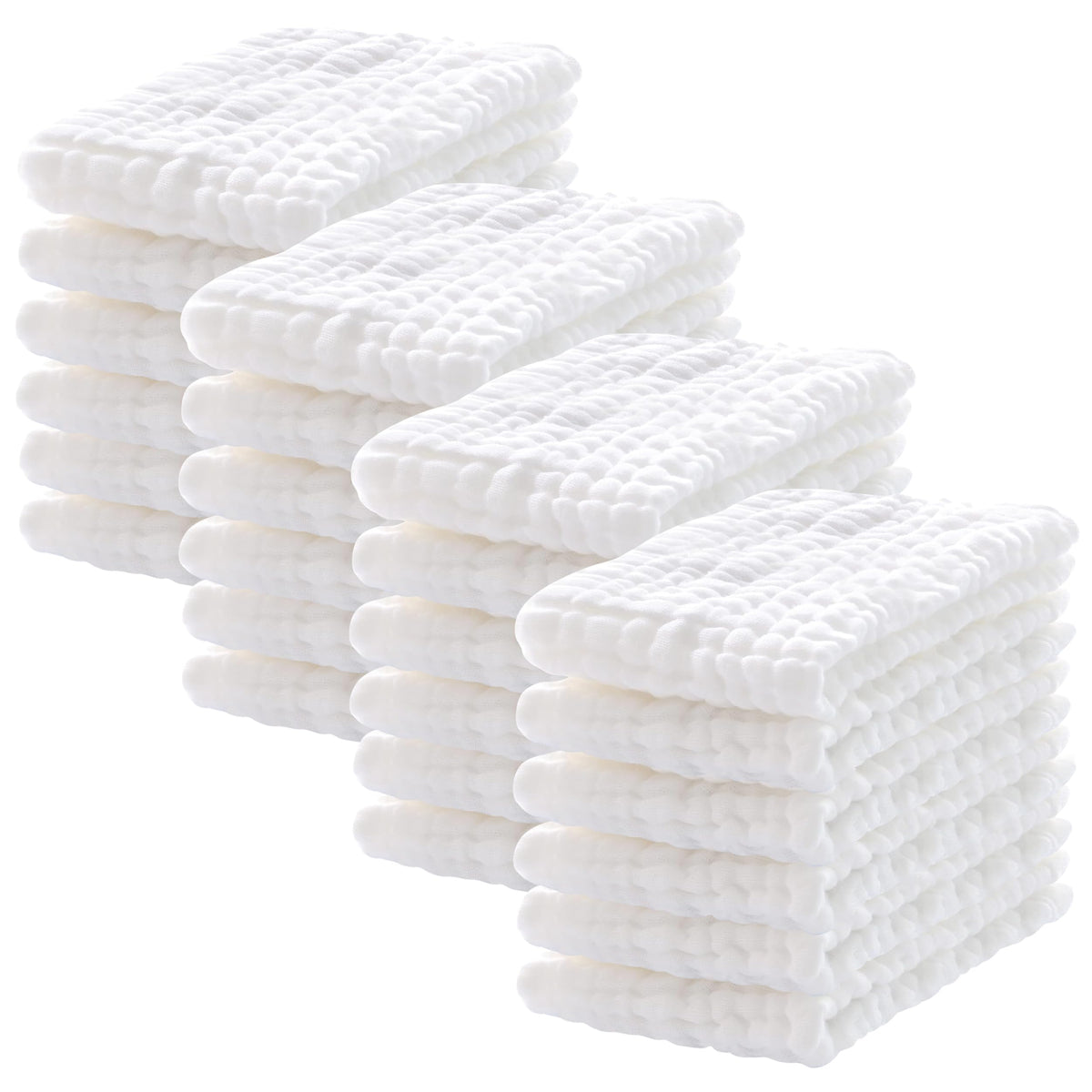 Lovely Care muslin burp cloth with soft texture, ideal for gentle baby skin.
