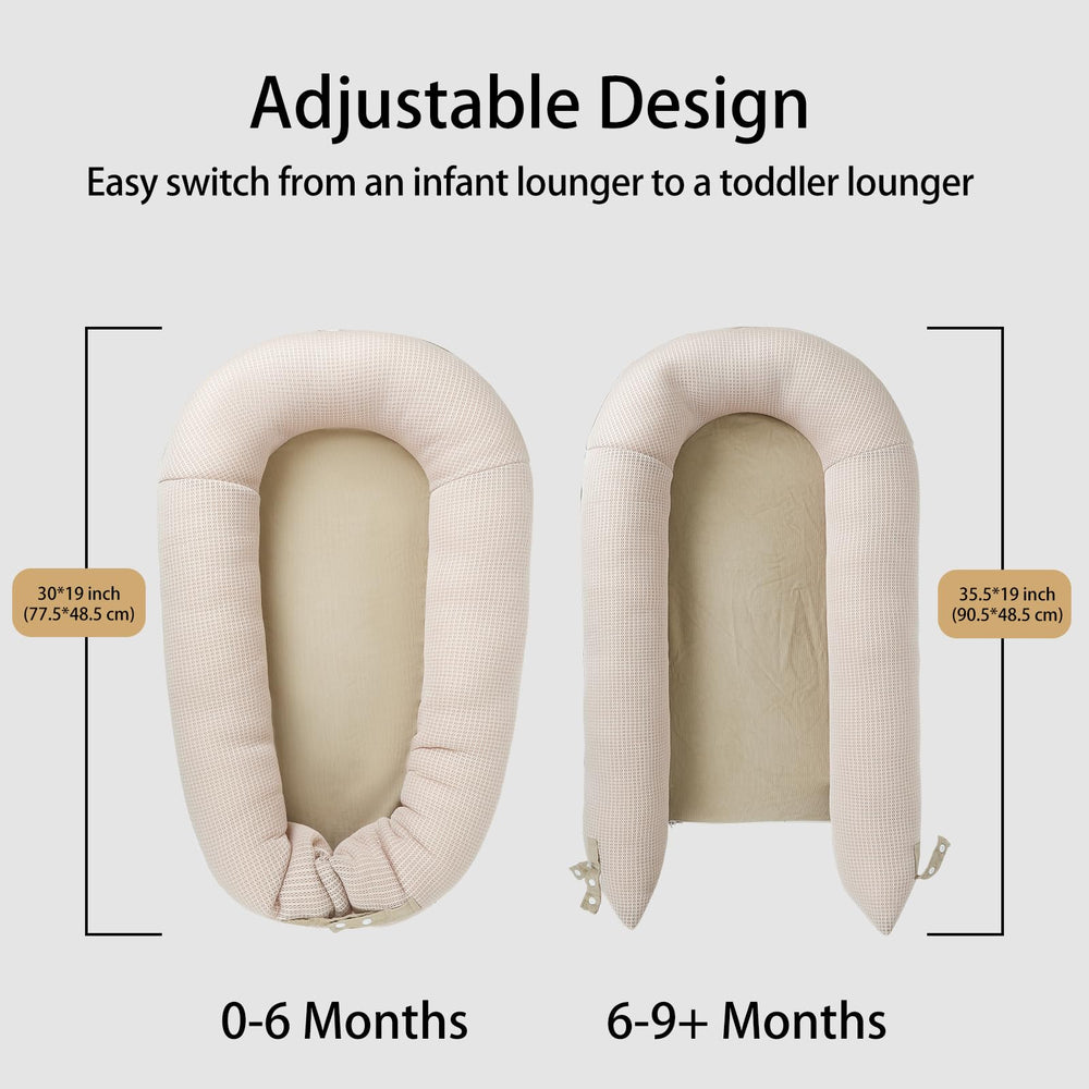 LOVE MAGE lounger features three built-in handles for easy carrying.