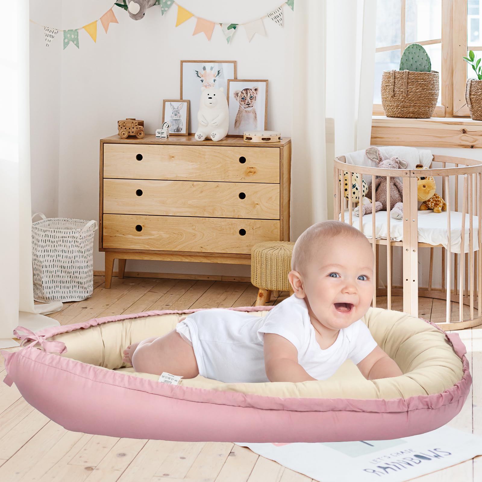 Love Mage infant lounger vacuum-packed protection preserves quality before shipping