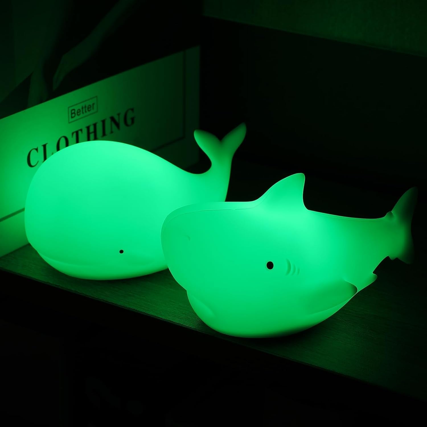 LOVERUIS Gift-ready Whale Night Light suitable for birthdays
