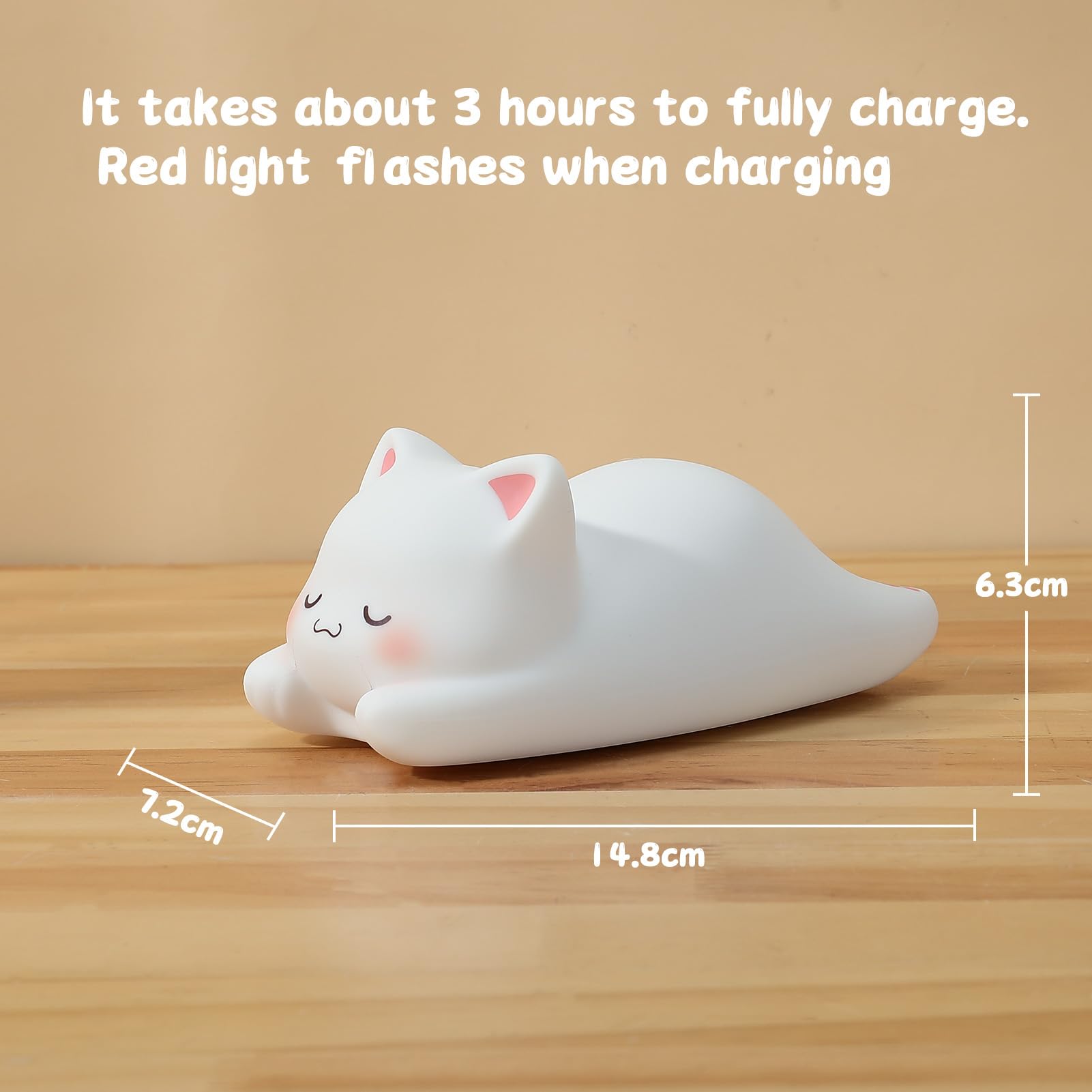 LOVERUIS timer-function night light helps manage sleep time without disruption.